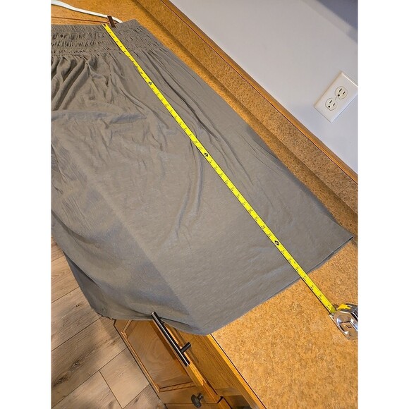 Universal Thread Womens Knit Smocked Maxi A-Line Skirt Size 4x Mountain Green - Picture 12 of 15